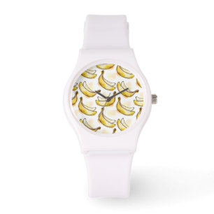 Mönster med bananen armbandsur