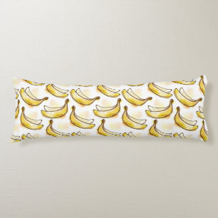 Mönster med bananen kroppskudde