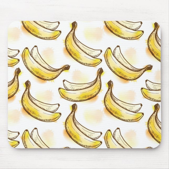 Mönster med bananen musmatta (Framsidan)
