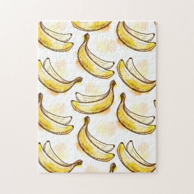 Mönster med bananen pussel (Vertikal)