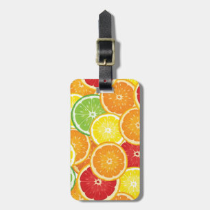 Mönster med citrusfrukter bagagebricka