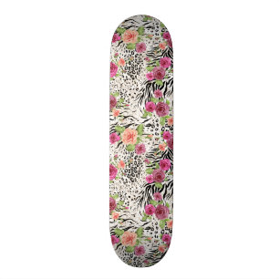 Mönster med djura tryck skateboard bräda 21,5 cm