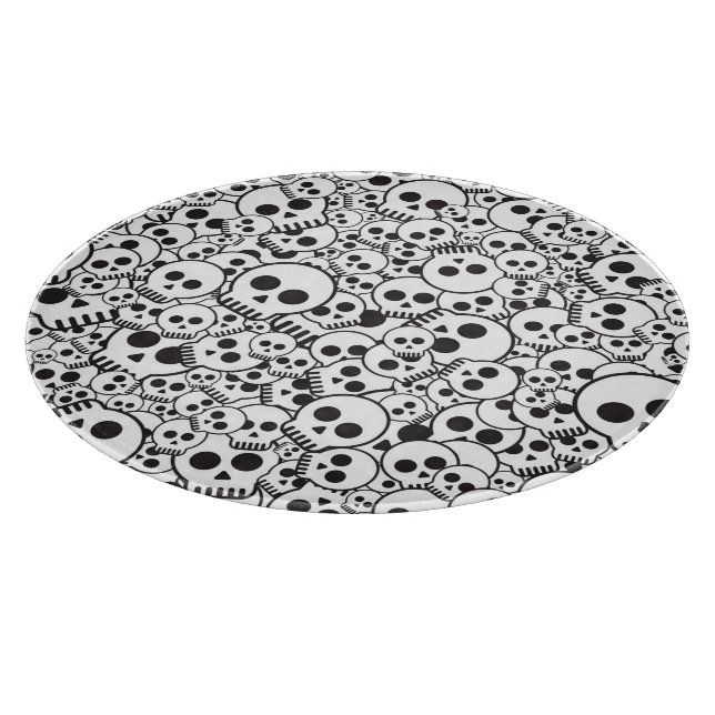 Mönster med döskallar (Hörn)