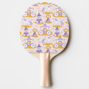 mönster med en princess pingisracket