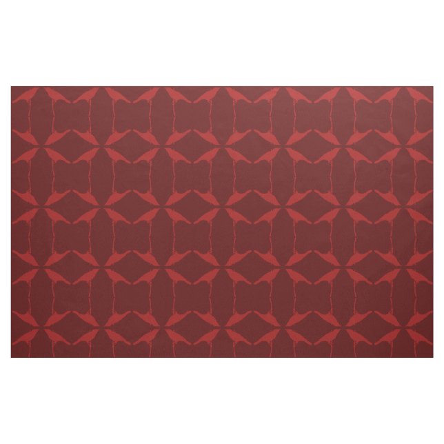 Mönster med fåglar tyg (Fat Quarter)