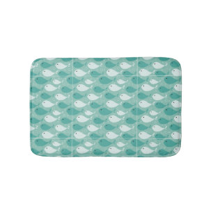 mönster med fisken badrumsmatta