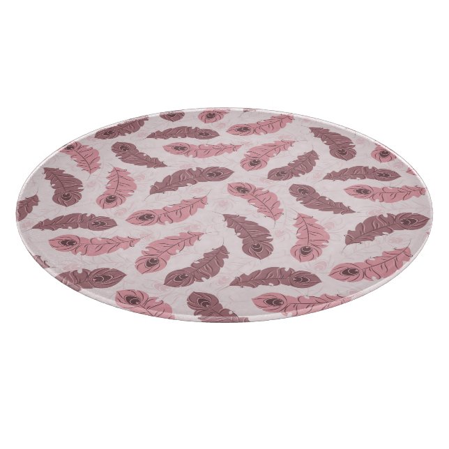 mönster med fredsfjädrar (Hörn)