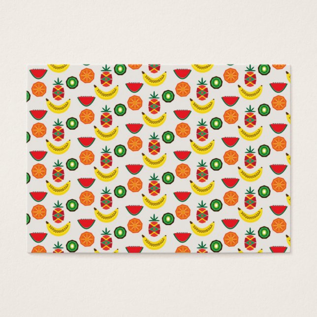 mönster med frukt visitkort (Framsidan)