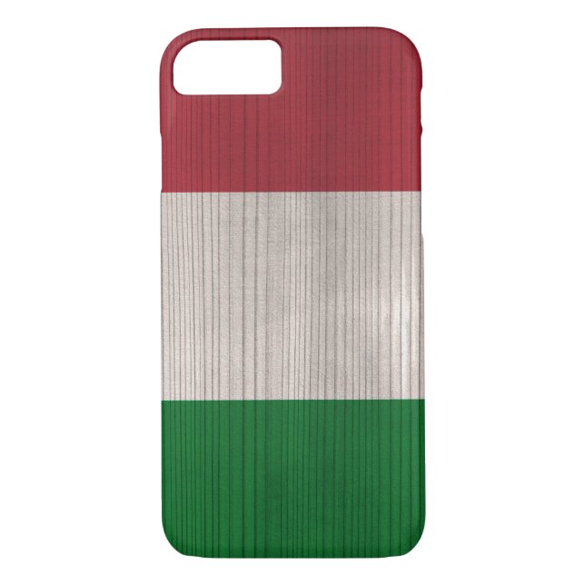 Mönster med graverad Italien Flagga Case-Mate iPhone Skal (Baksida)