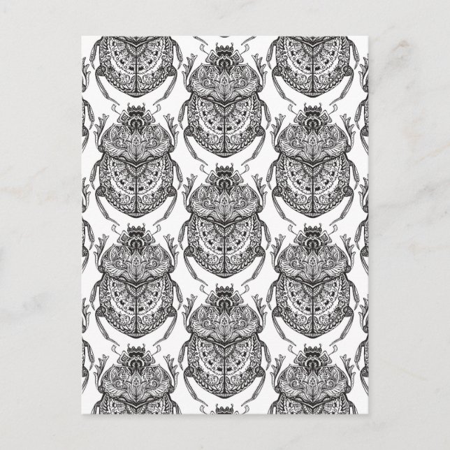 Mönster med handduken vykort (Framsida)