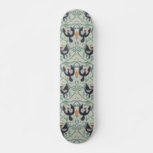 Mönster med ivorianskade träskvallrar mini skateboard bräda 18,5 cm