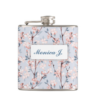 Mönster med känsliga blommor av vår sakura fickplunta