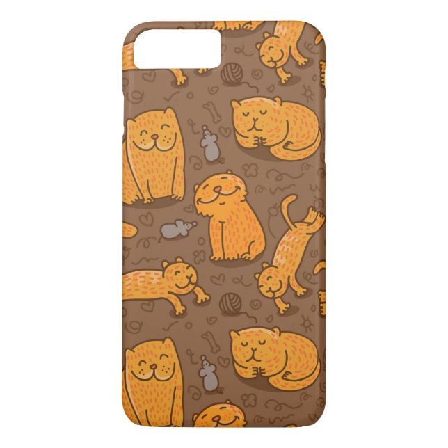 Mönster med katter Case-Mate iPhone skal (Baksida)