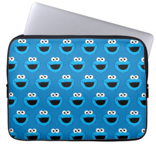 Mönster med leende Cookie Monster Laptop Fodral