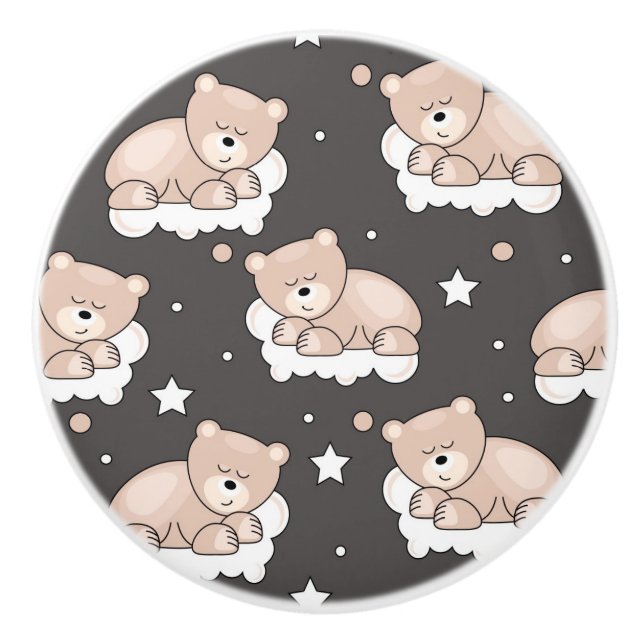 mönster med litet sova för björn knopp (Framsidan)