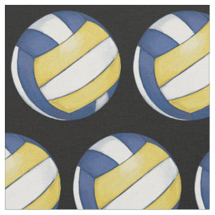 Mönster med målad volleyboll tyg