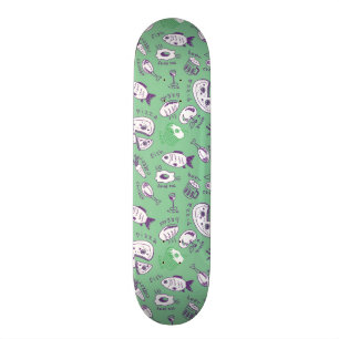 Mönster med mat skateboard bräda 20,5 cm