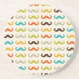 Mönster med mustasch underlägg