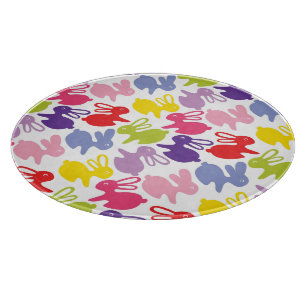 mönster med påskkaniner