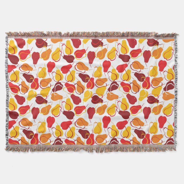 Mönster med pears filt (Framsidan)