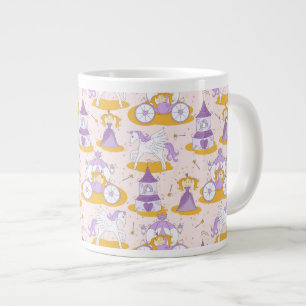 mönster med prinsessa jumbo mugg