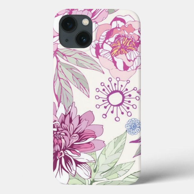 Mönster med rosa blommor (Baksida)