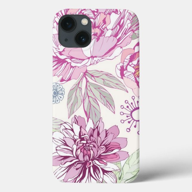Mönster med rosa blommor (Baksida)