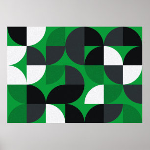 Mönster med slumpmässiga trianglar av färgad Gener Poster