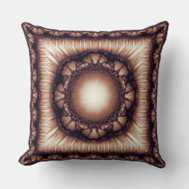 Mönster med stor blommigt i ramform kudde