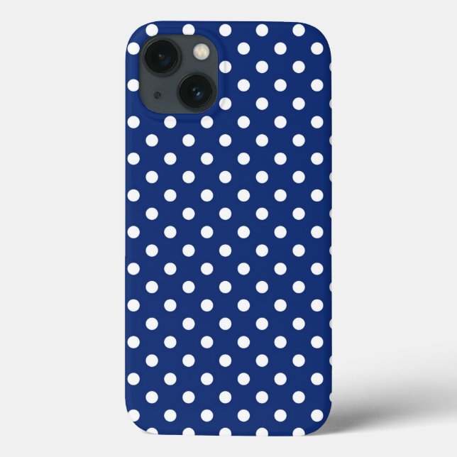 Mönster med vit polka dots (Baksida)