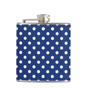 Mönster med vitpolka dots 2 fickplunta