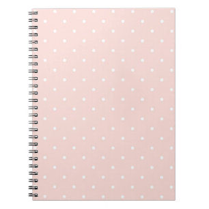 Mönster med vitpolka dots anteckningsbok