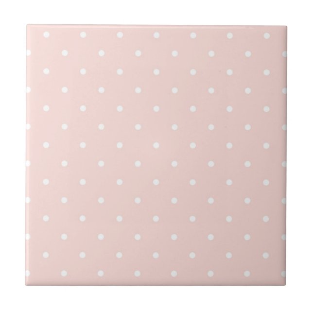Mönster med vitpolka dots kakelplatta (Framsidan)