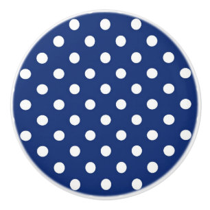 Mönster med vitpolka dots knopp