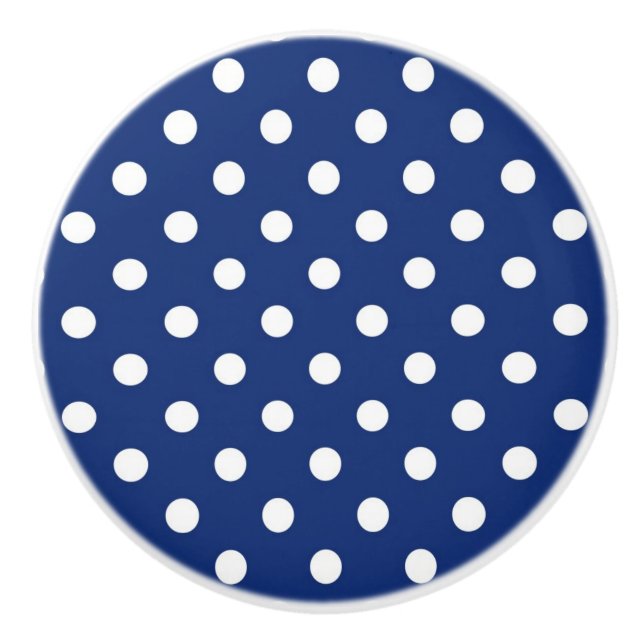 Mönster med vitpolka dots knopp (Framsidan)
