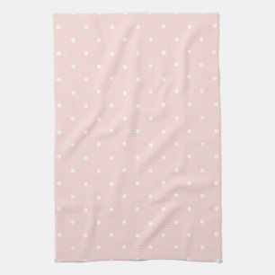 Mönster med vitpolka dots kökshandduk