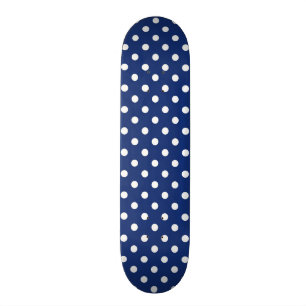 Mönster med vitpolka dots mini skateboard bräda 18,7 cm