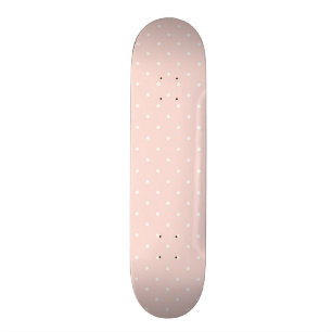 Mönster med vitpolka dots old school skateboard bräda 21,6 cm