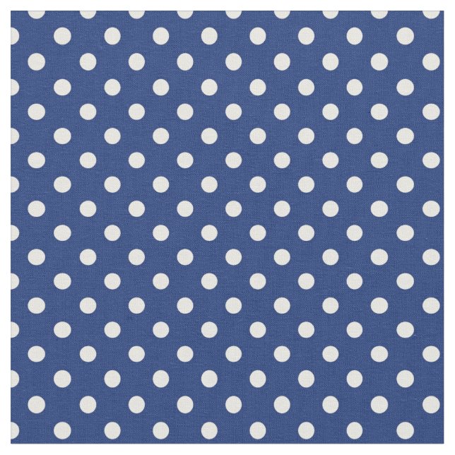 Mönster med vitpolka dots tyg (Närbild)