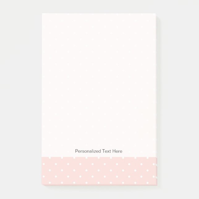 Mönster med vitt polka dots 2 post-it block (Framsida)