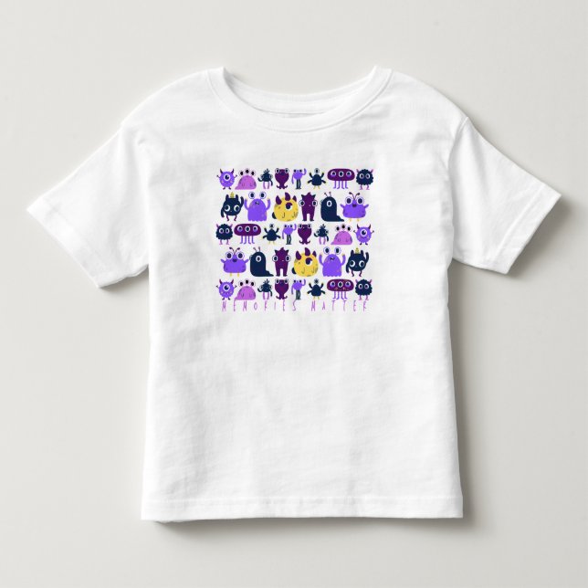 Monster Memories ALZ-medvetenhet T-shirt (Framsida)