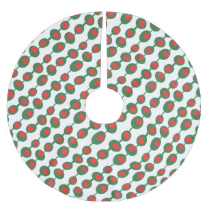 Mönster, Mid Century Julgransmatta Borstad Polyester