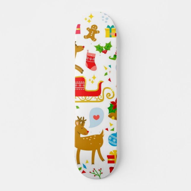 Mönster Mini Skateboard Bräda 18,5 Cm (Framsida)