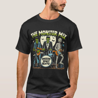 Monster Mix Rockin Spooky Beats T Shirt