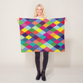 Mönster Mode Colorful-Modern vår hipster Fleecefilt