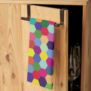 Mönster Modern Colorful-Mode vår hipster Kökshandduk