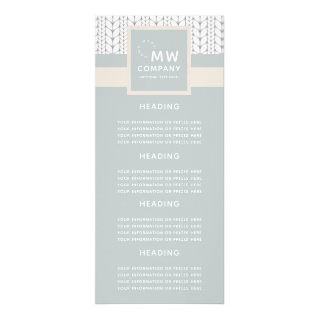 Mönster Modern Professionell Hand Made Reklamkort (Framsidan)