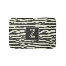 Mönster monogrammed Zebra Stripe Animal Print