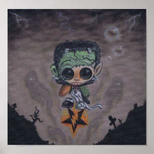 monster mosar konsttrycket poster