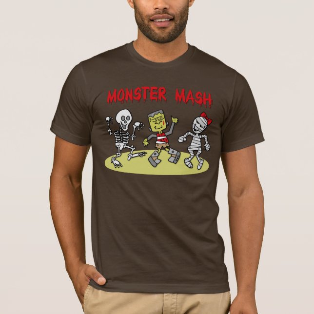 Monster mosar t-skjortan t-shirt (Framsida)